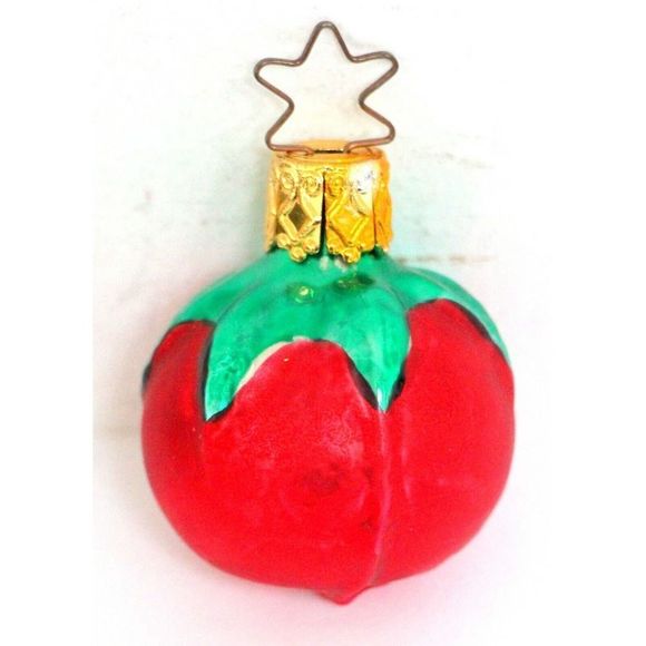 ANTIQUE GERMAN LOT 6 FISH CORN CUCUMBER TOMATO PINEAPPLE CHRISTMAS ORNAMENTS - Picture 9 of 13